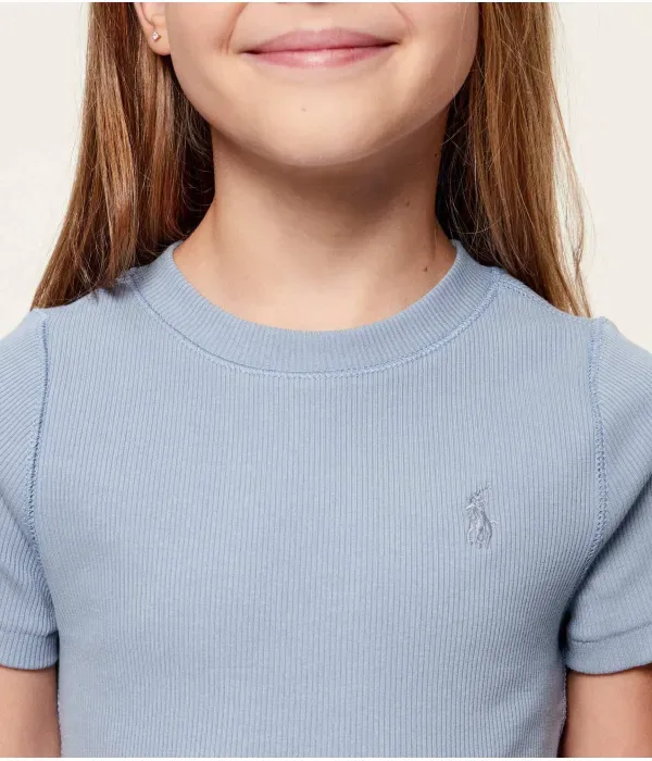 Футболка slim fit Polo Ralph Lauren, синий — фото 4