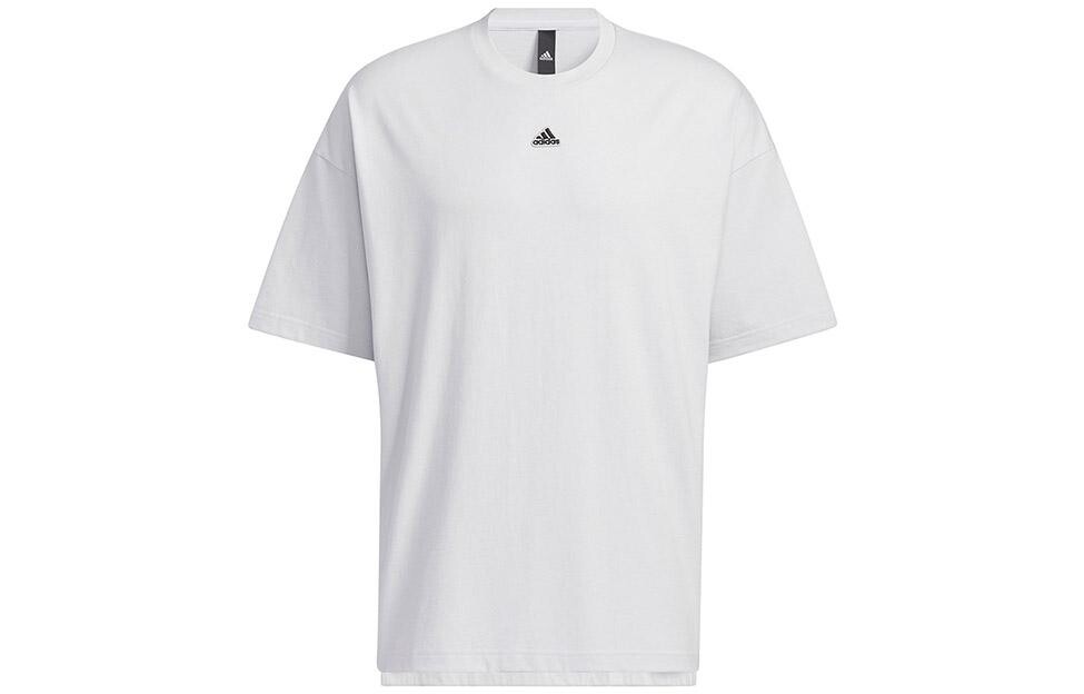 

Футболка мужская светло-серая Adidas, серый