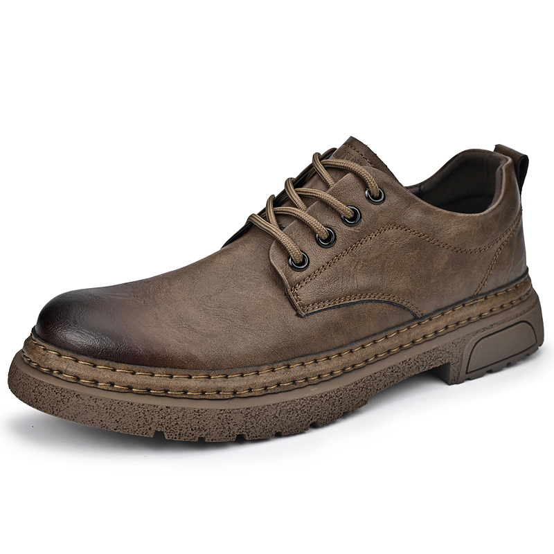 

Dunnu Мужские повседневные туфли мужские низкие черные хаки, цвет Khaki