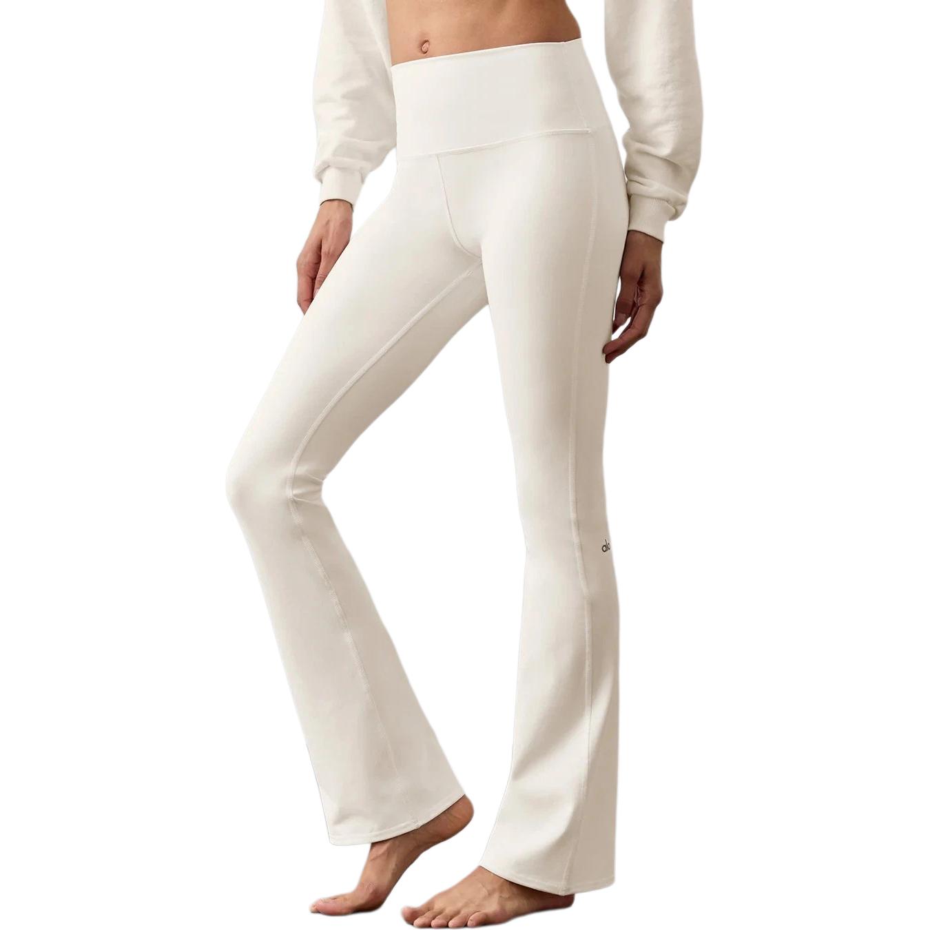 

Женские брюки для йоги с аэрографией Alo Yoga, айвори/айвори