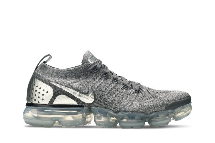 Кроссовки Nike Wmns Air VaporMax Flyknit 2 'Chrome Grey', серый