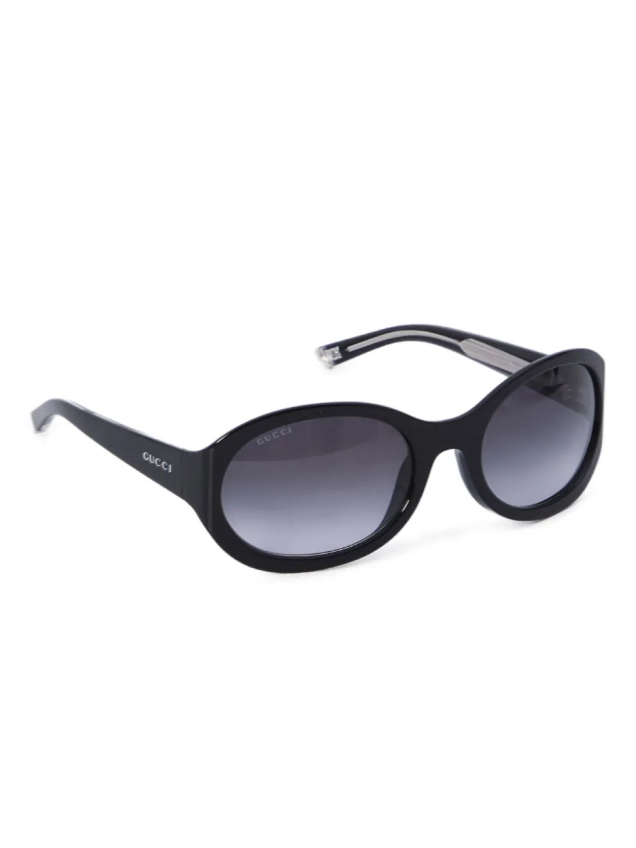 

Солнцезащитные очки в круглой оправе Gucci Eyewear, черный