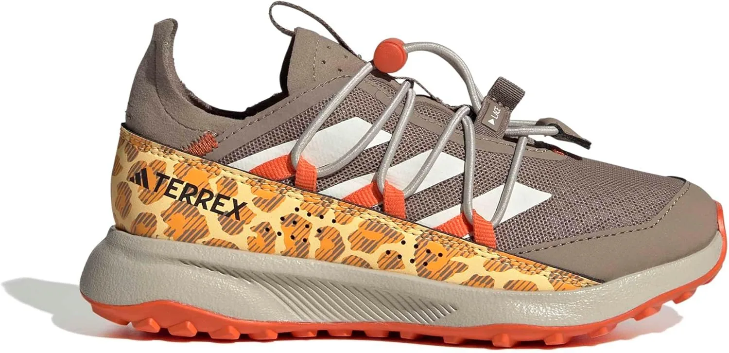 Детские кроссовки Adidas Terrex Voyager 21 Heat.RDY, белый/оранжевый/коричневый — фото 2