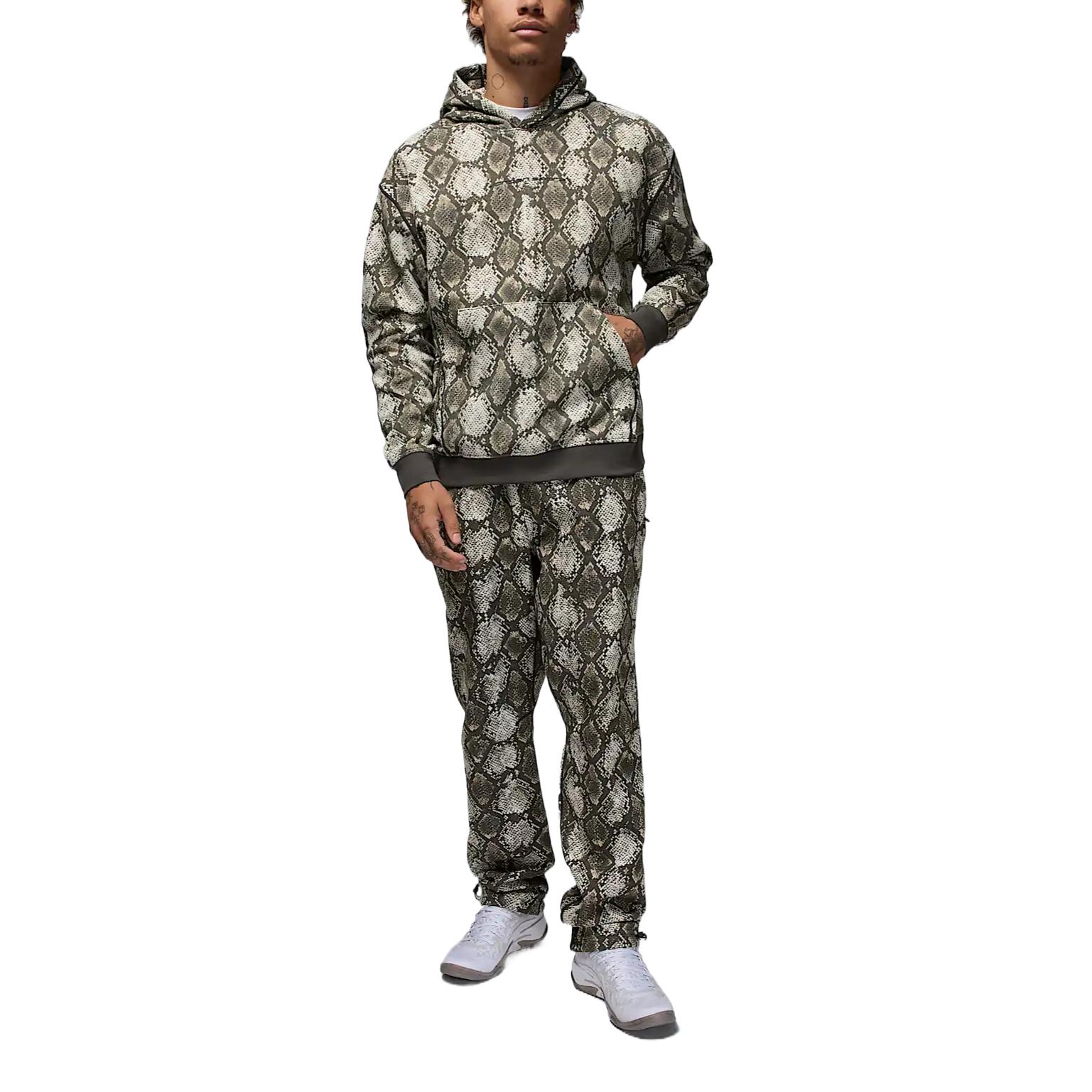 Спортивная худи с капюшоном мужская Dri FIT с принтом Jordan, Print — фото 4