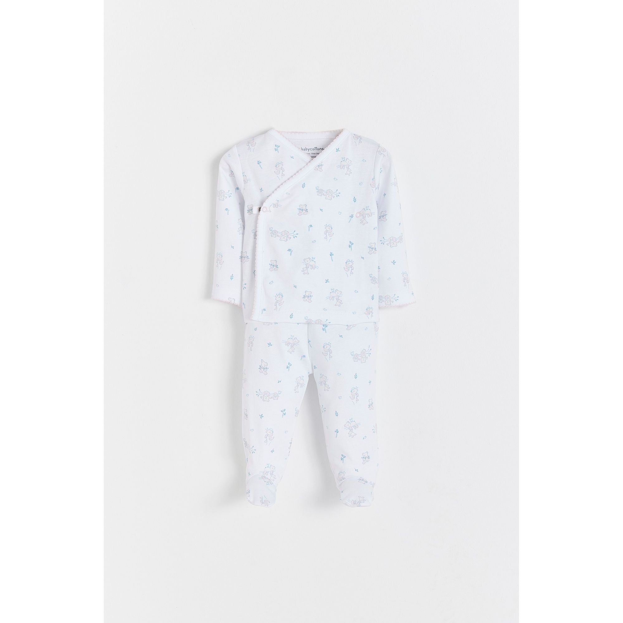 

Комплект из кимоно и штанов "Маленькая панда" Babycottons, розовый