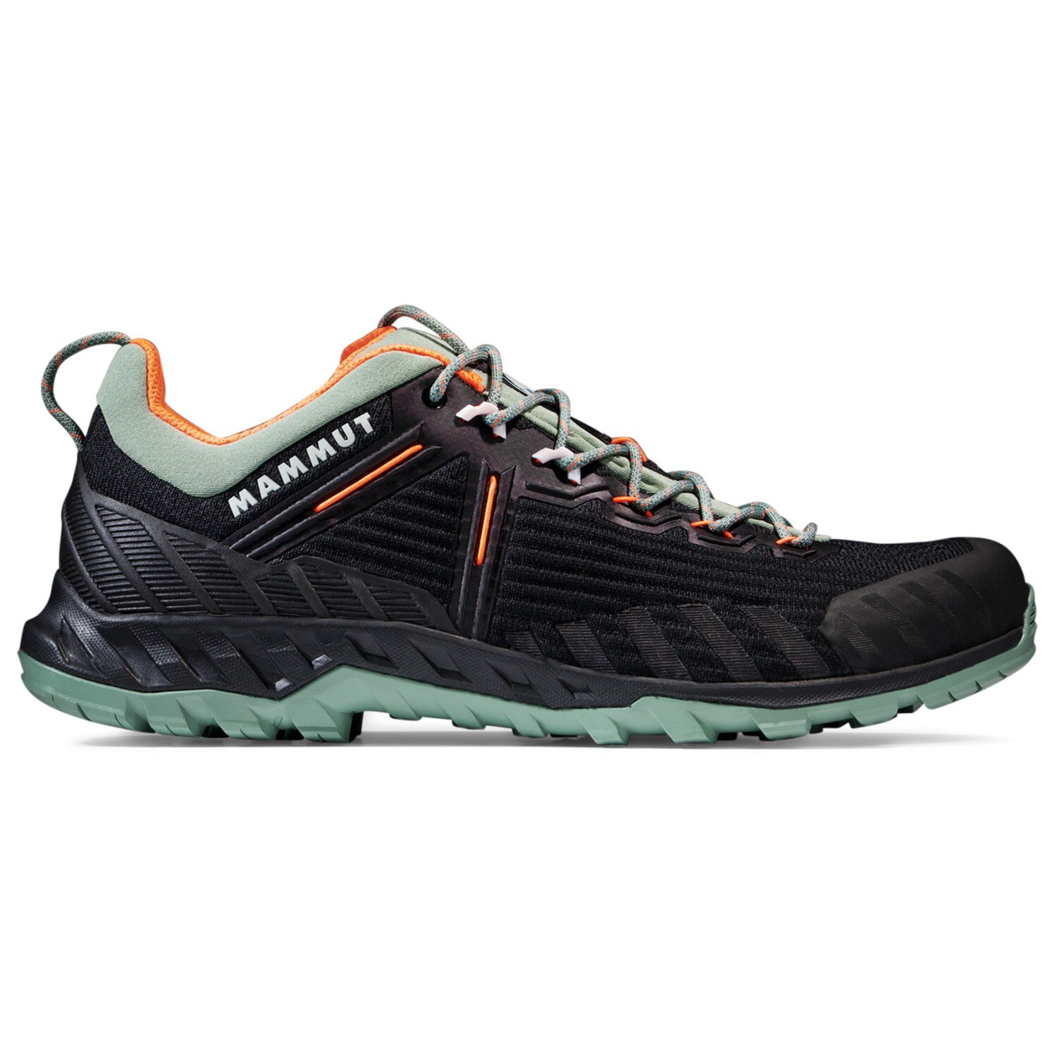 

Походная обувь Mammut Alnasca Knit III Low, цвет Black/Jade