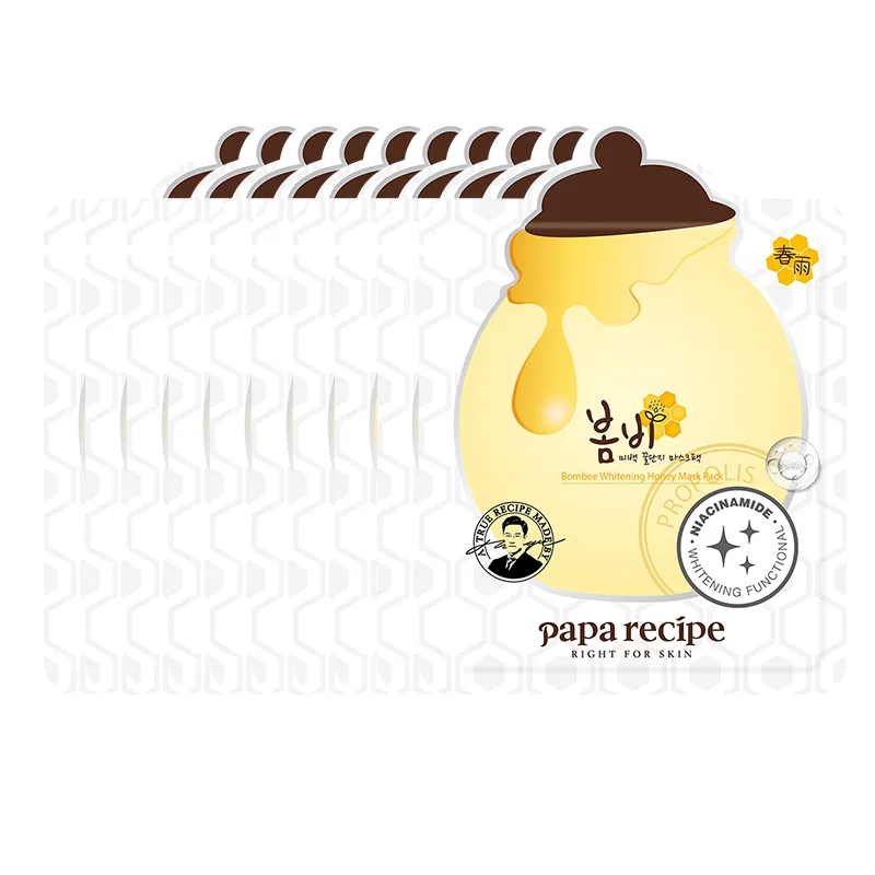 Маска для лица Papa Recipe — С прополисом для чувствительной кожи, [Box Not Included] *10 Pcs, 25 г