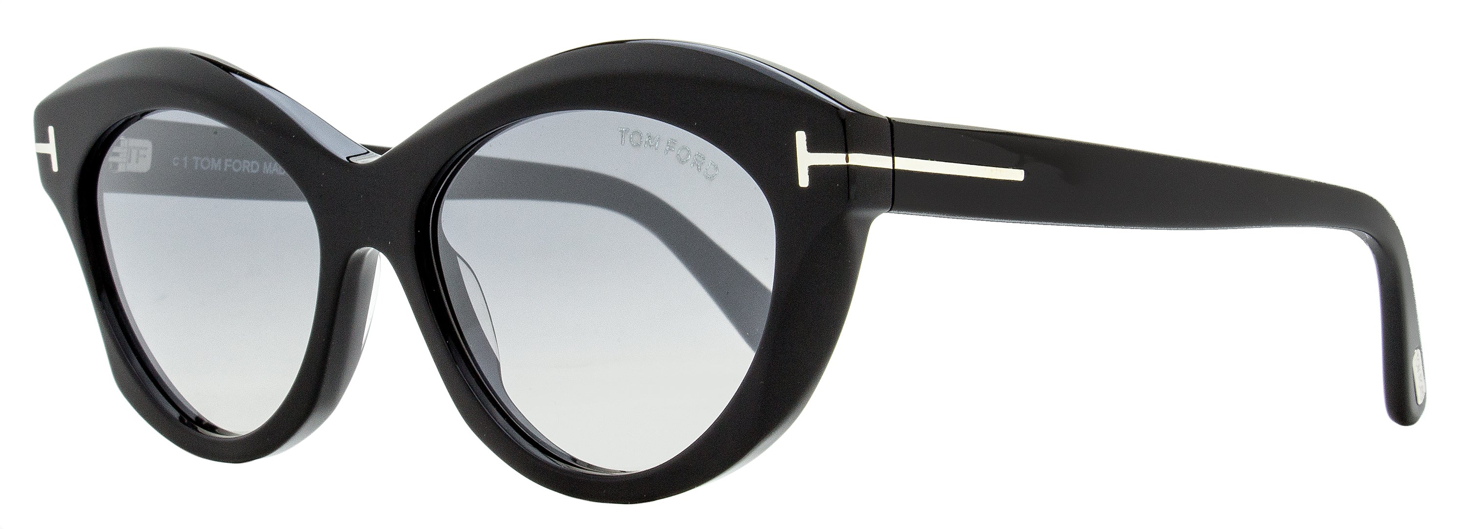 

Солнцезащитные очки женские Tom Ford Toni TF1111 01C черные 55 мм