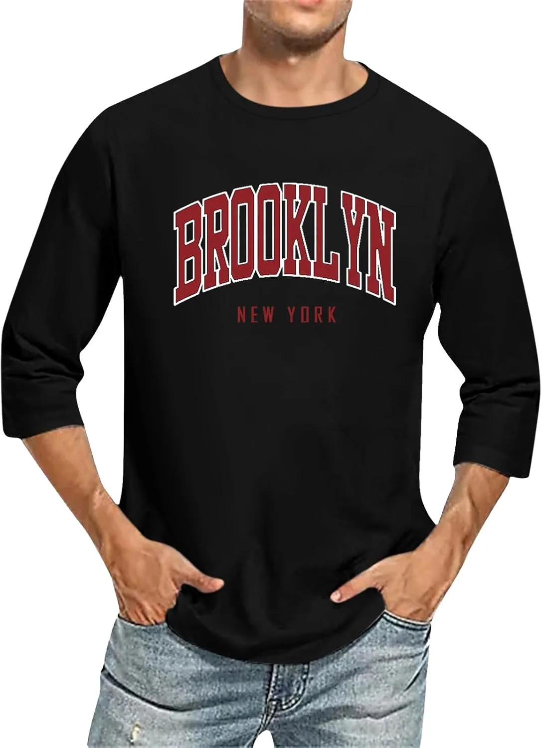 Мужская футболка с коротким рукавом Comfortable Crewneck для повседневной носки