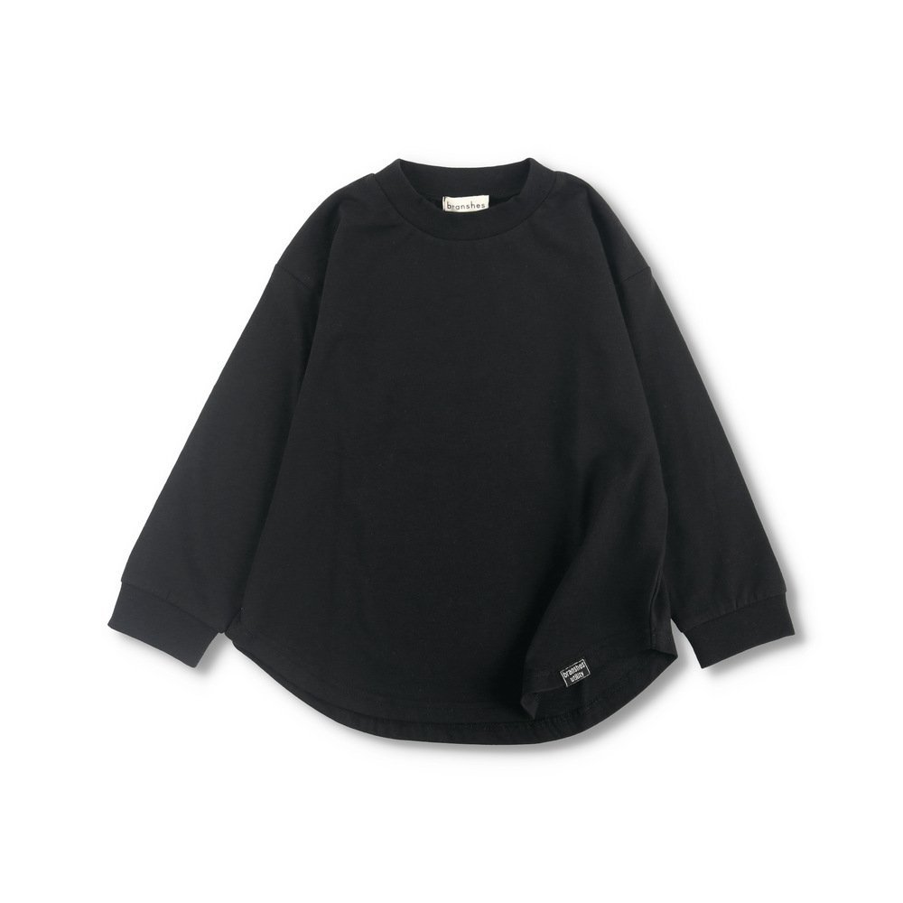 Футболка с длинными рукавами и воротником-стойкой Branshes, black