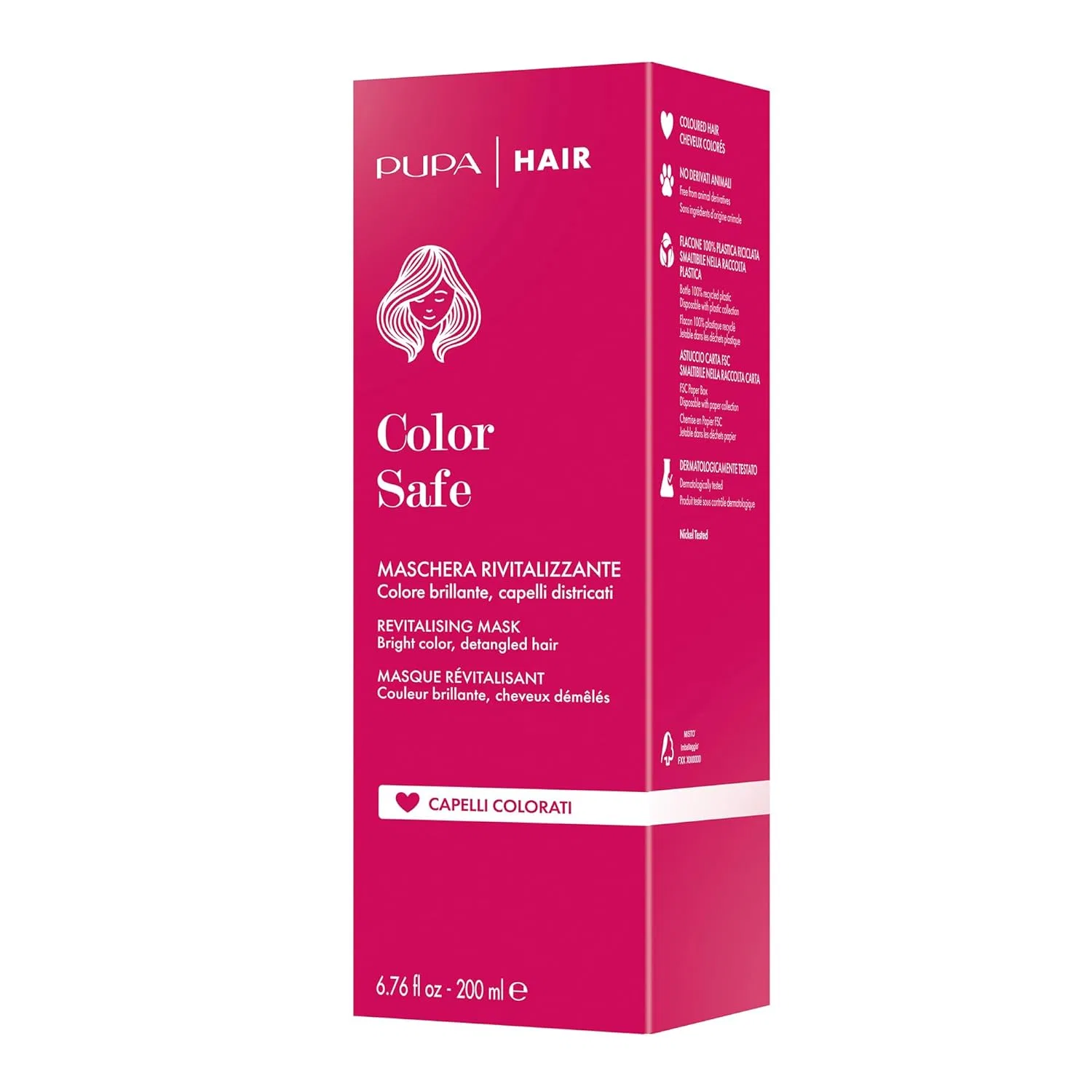 Восстанавливающая маска для окрашенных волос «Color Safe» от Pupa Pupa — фото 4