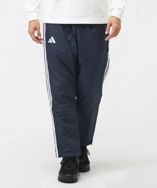 Мужские утеплённые брюки adidas Three Stripes тёмно-синие