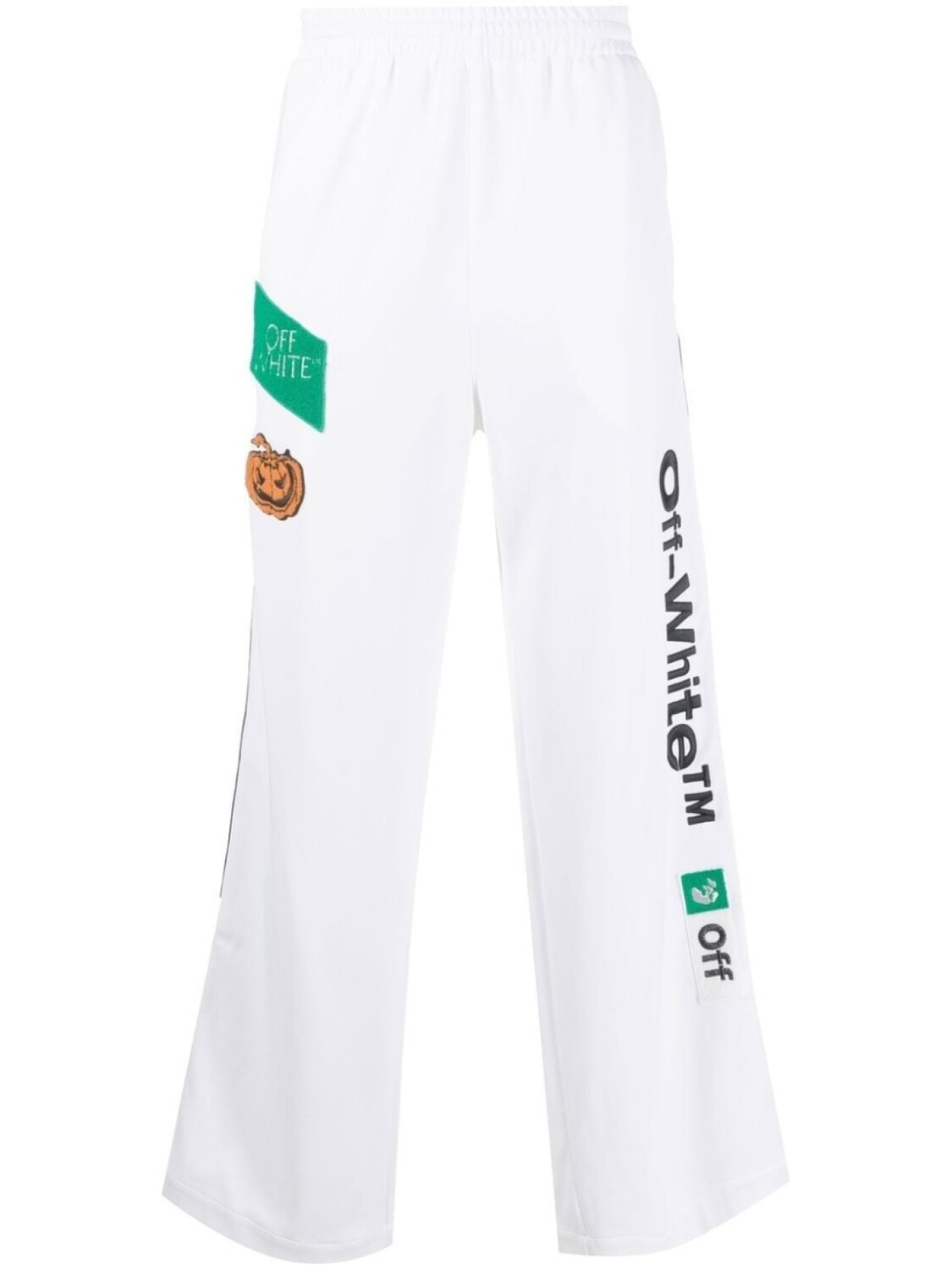 

Off-White спортивные брюки с логотипом, белый