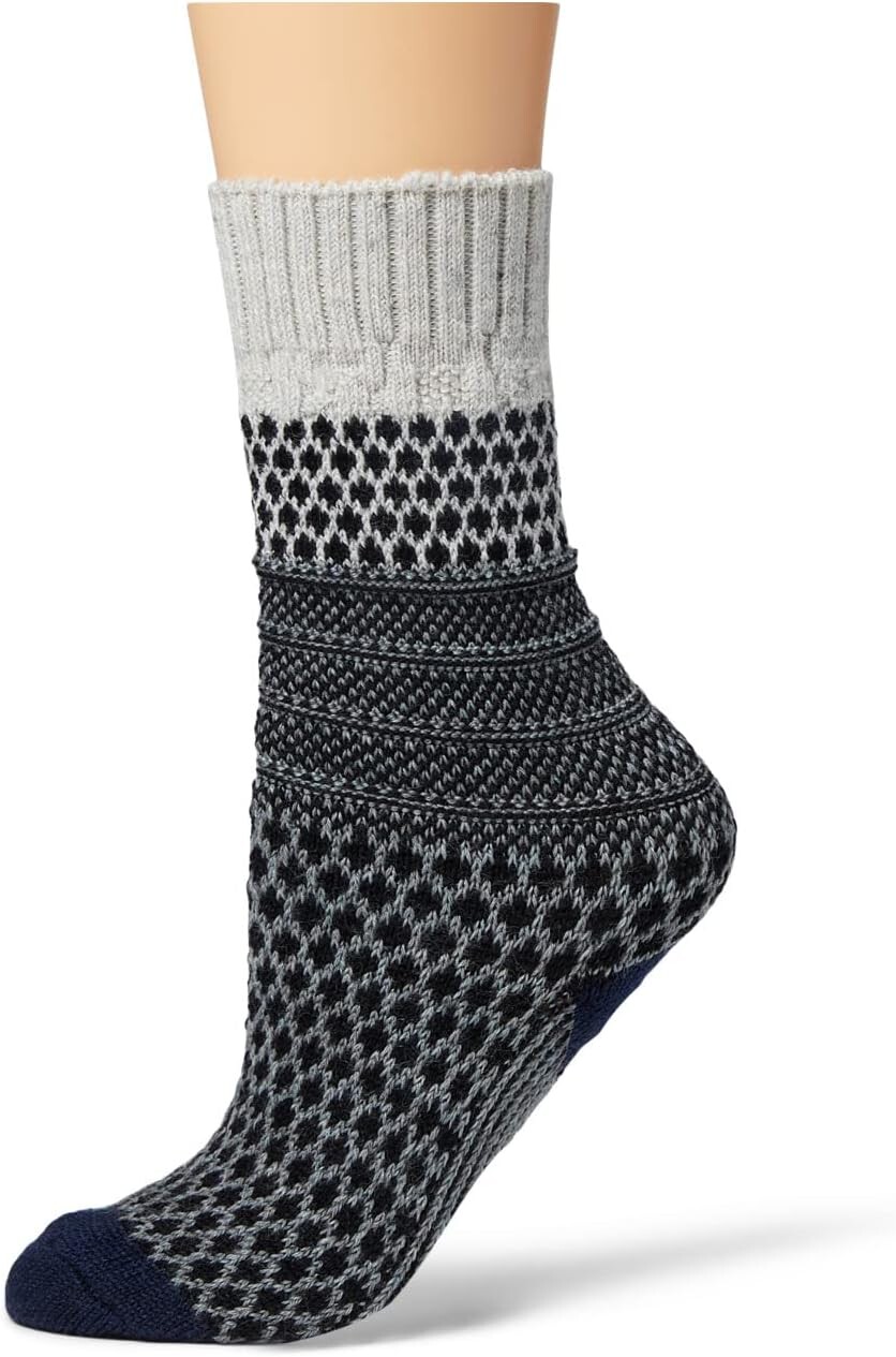 

Повседневные носки Popcorn Cable Crew Smartwool, цвет Natural Donegal