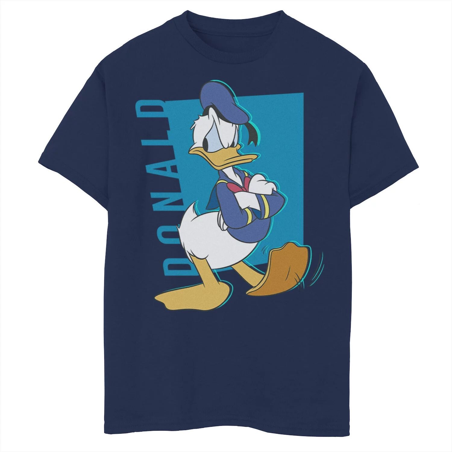 

Футболка Disney's Donald Duck для мальчиков 8–20 лет в стиле поп-арт с портретом и рисунком Moody Disney