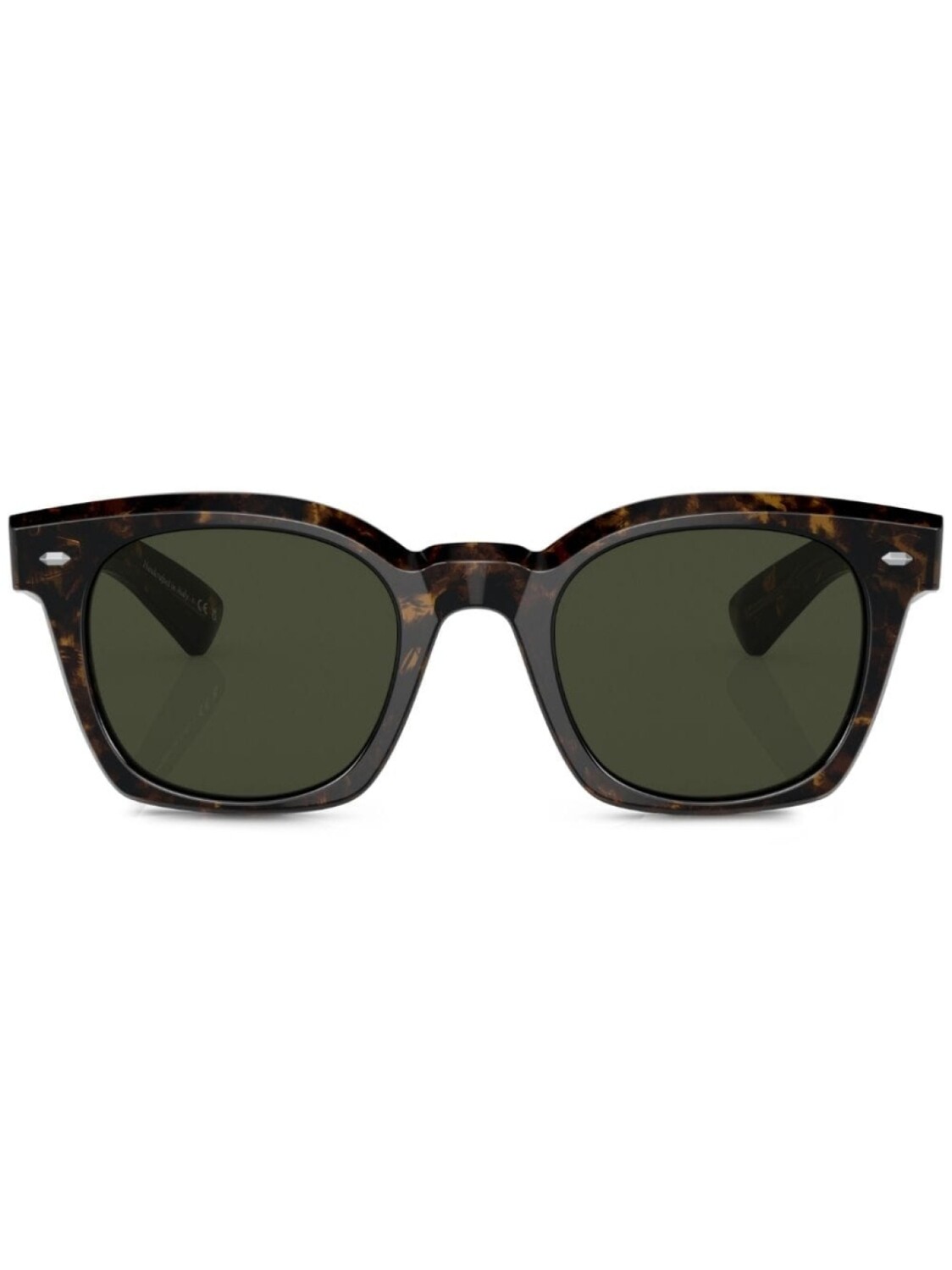 

Oliver Peoples солнцезащитные очки Merceaux в квадратной оправе, зеленый