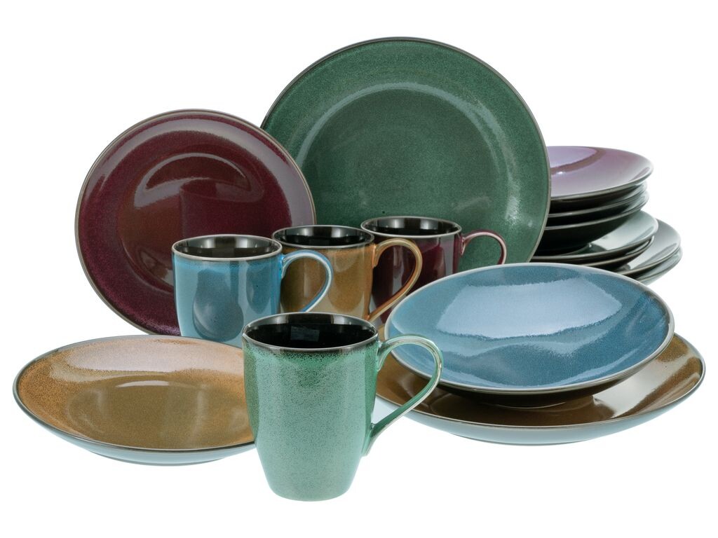

CreaTable, 23858, Марракеш Colorful, комбинированный сервиз, 16 предметов, керамика, мультиколор