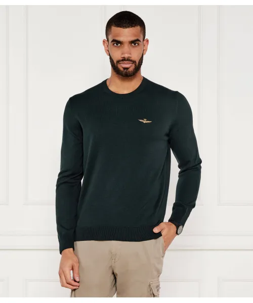 

Свитер Regular fit Aeronautica Militare, зеленый