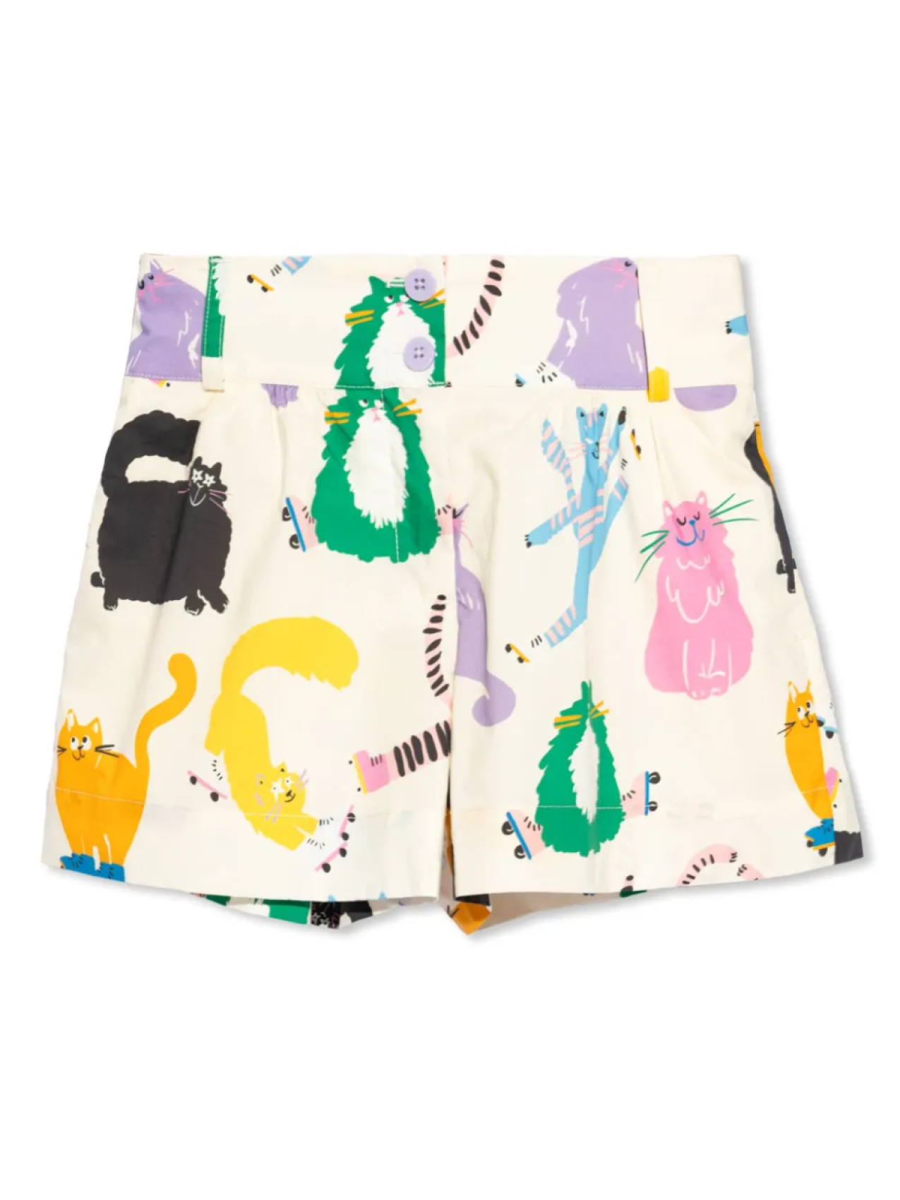 

Шорты Stella McCartney Kids с графическим принтом, нейтральный