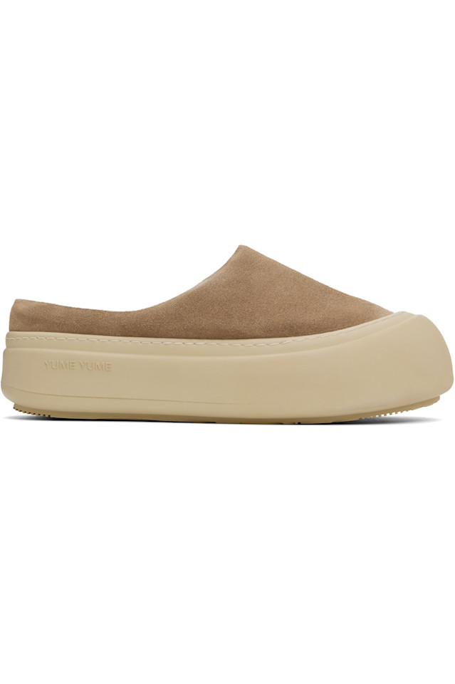 

Гуфи лоферы без шнуровки Yume Yume, цвет cappuccino suede