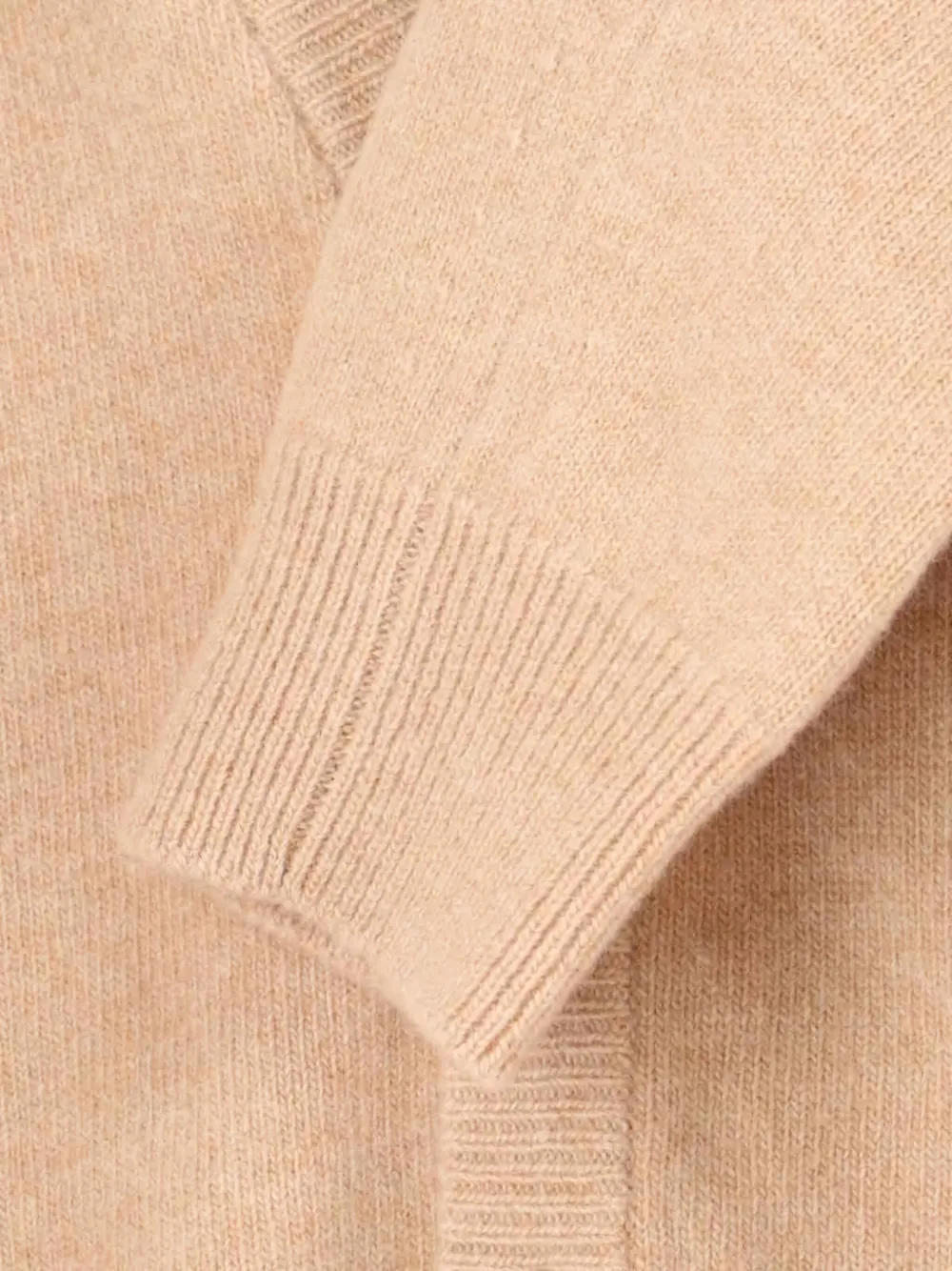 Кардиган с длинными рукавами и V-образным вырезом Maison Margiela, бежевый — фото 4