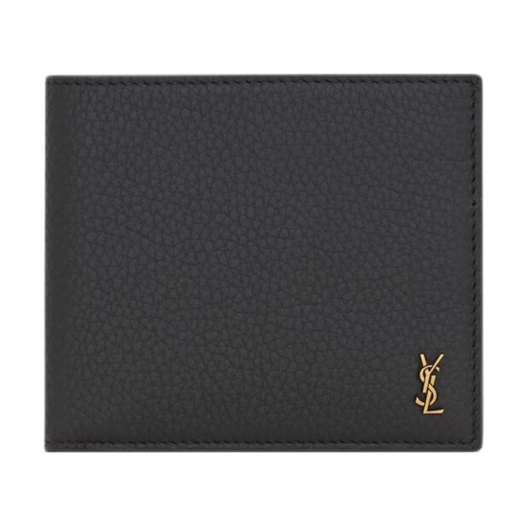 

SAINT LAURENT Кожаный кошелек унисекс черный