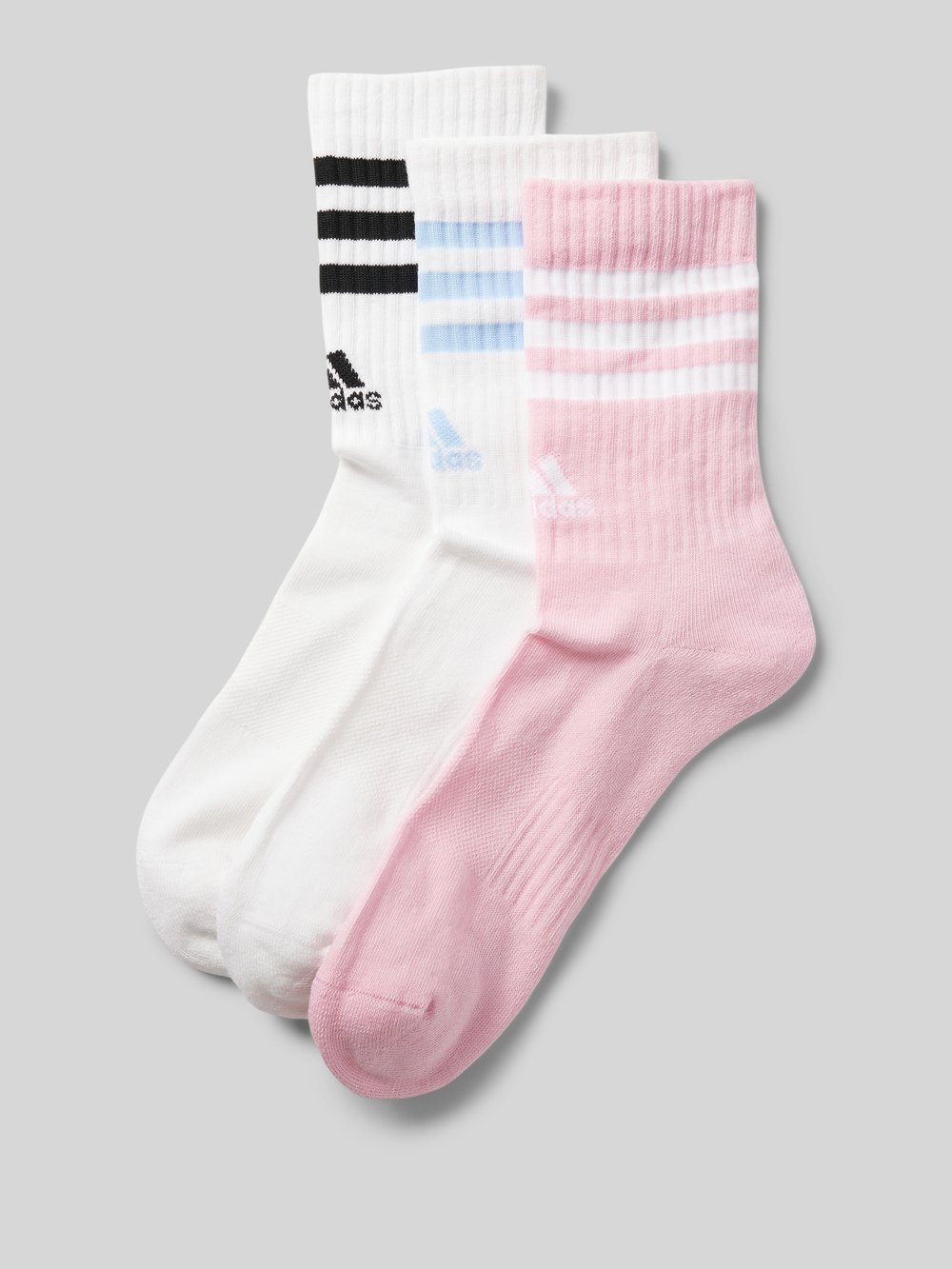

Носки с этикеткой в ​​упаковке по 3 шт ADIDAS SPORTSWEAR, розовый