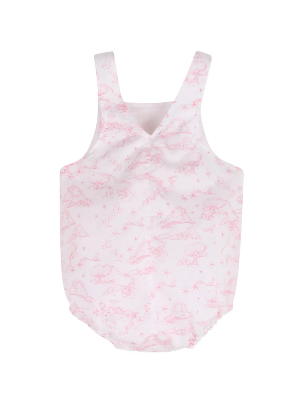 Комплект: футболка с принтом и комбинезон Givenchy Kids, белый — фото 4