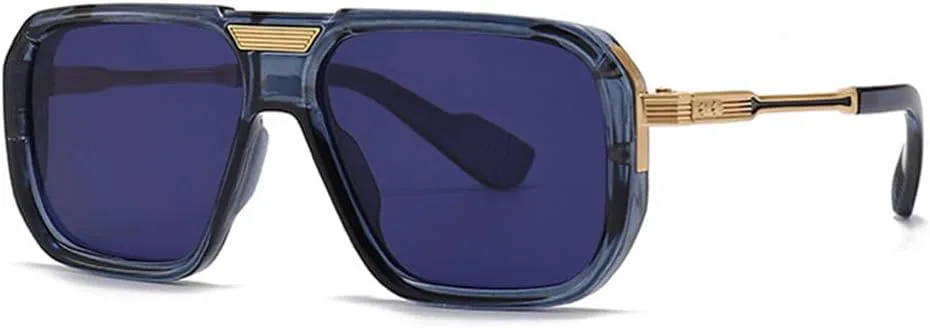 

Солнцезащитные очки UV400 с градиентными заклепками, темно-синие, для женщин и мужчин, для бега и занятий спортом на открытом воздухе UYPTK, Blue Dark Blue