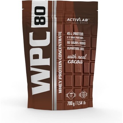 

WPC 80 STANDARD 700 г протеиновый порошок для наращивания мышечной массы и сжигания жира шоколад-орехи Activlab
