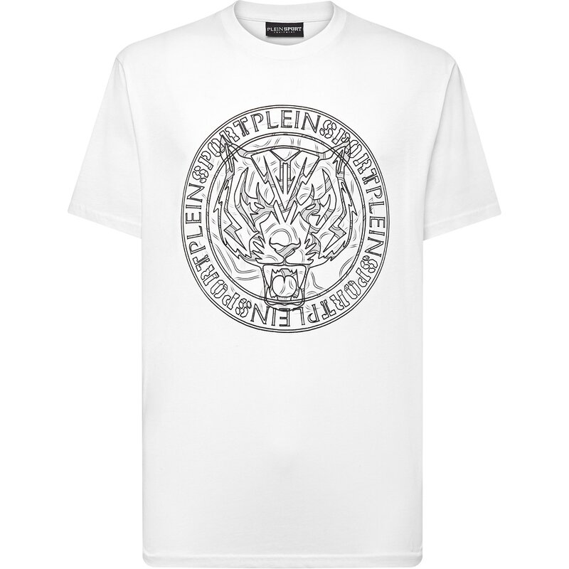 

Футболка с тигром Plein Sport, белый