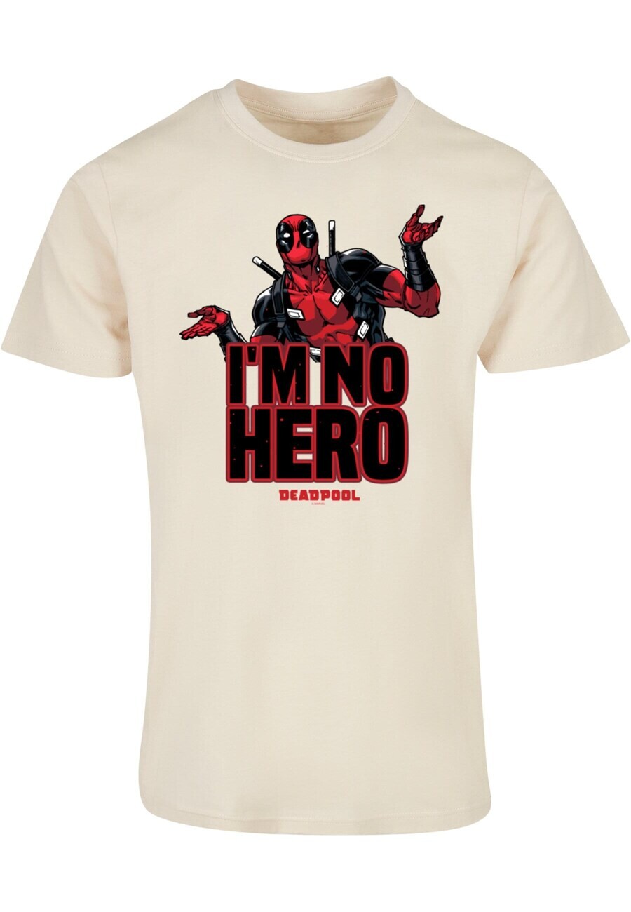 

Классическая футболка ABSOLUTE CULT Shirt Deadpool - I Am No Hero, песочный