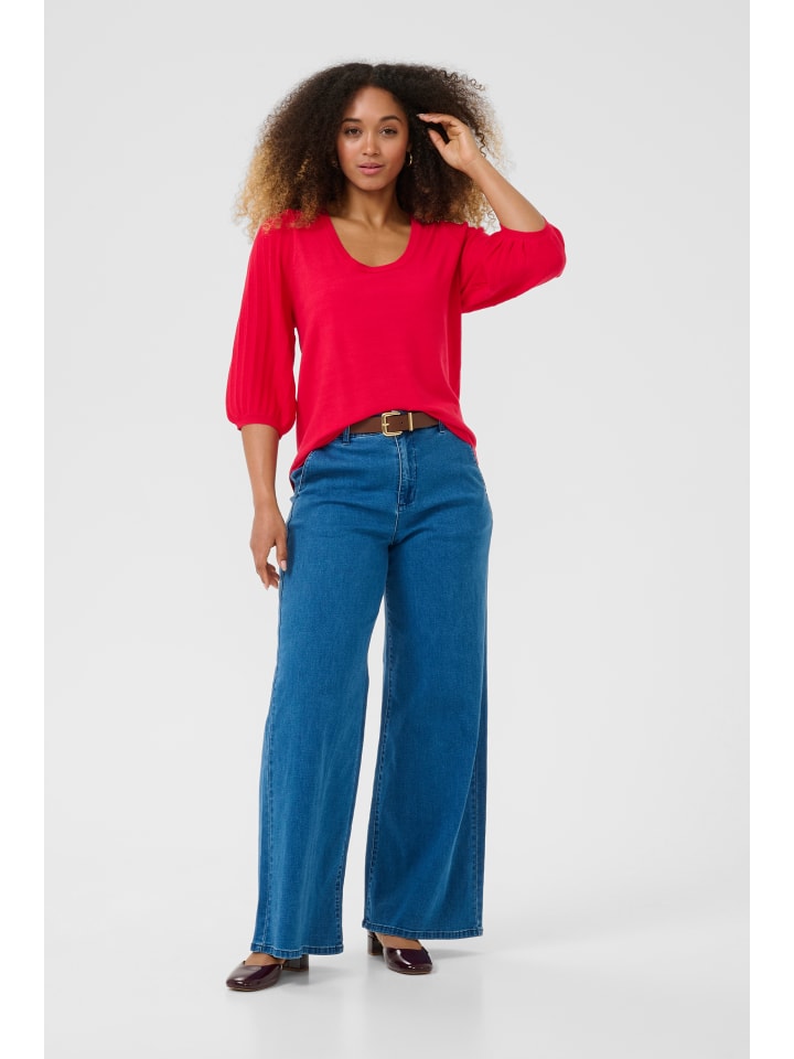 

Свитер классической вязки CRVillea в цвете Toreador Cream