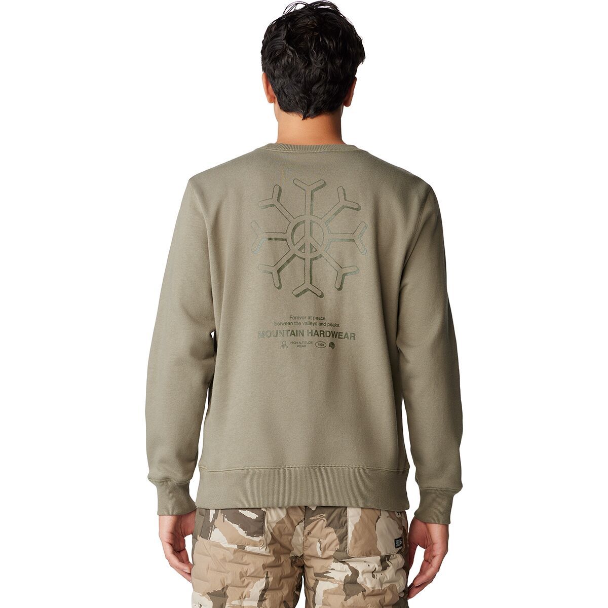 

Свитшот Peace crew Mountain Hardwear, зеленый