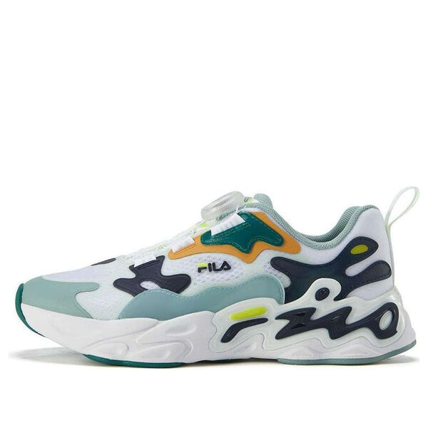 

Кроссовки boa fashion lifestyle sneakers 'white green navy' Fila, белый