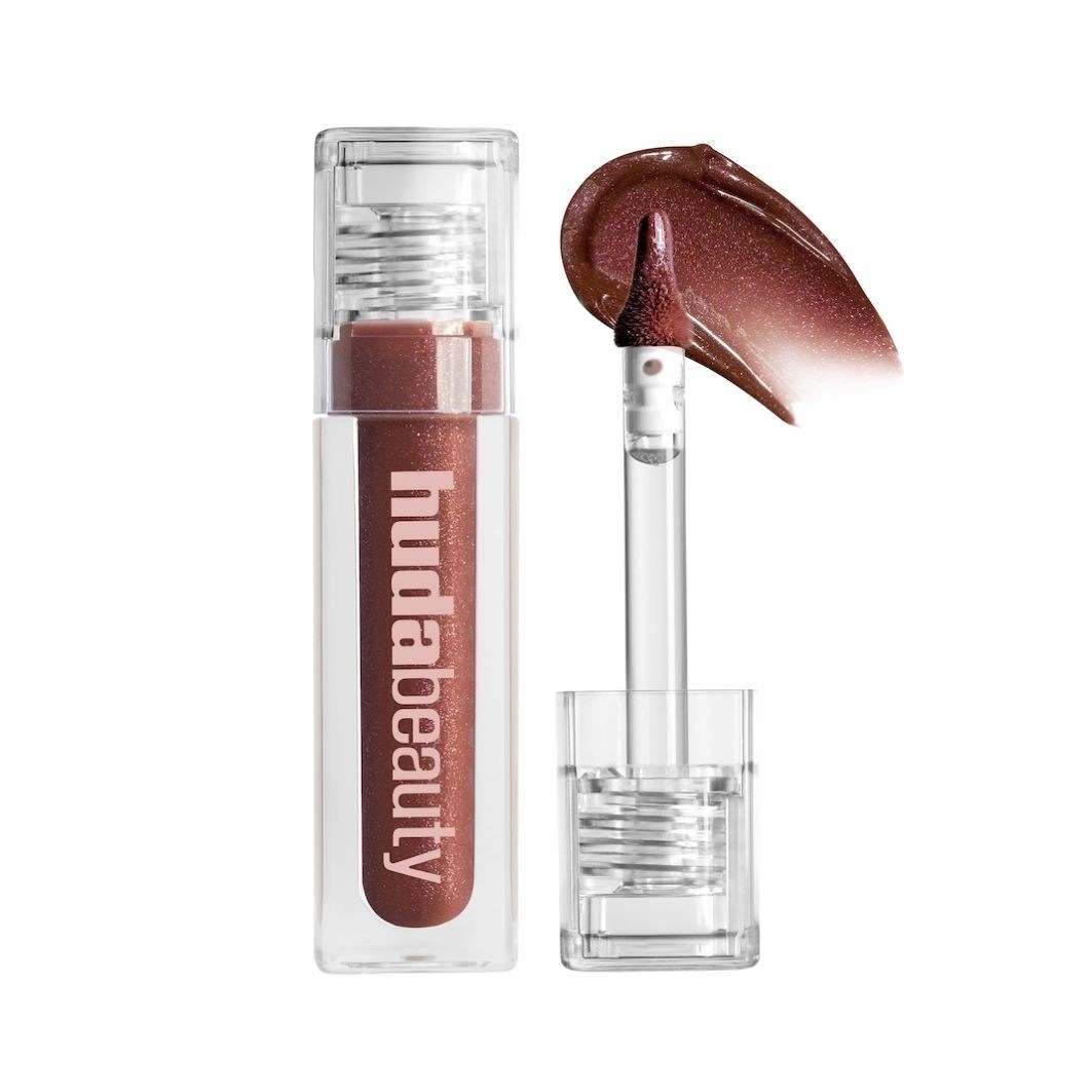 

Блеск для губ faux filler extra shine Huda Beauty, she fire, объем 3.9 мл