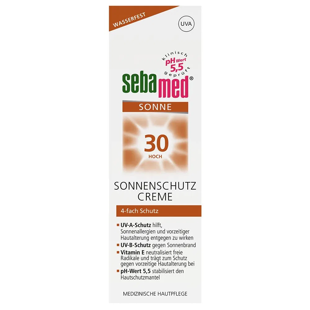 Солнцезащитный крем для лица SPF 30 от Sebamed, 75 мл Sebamed — фото 3