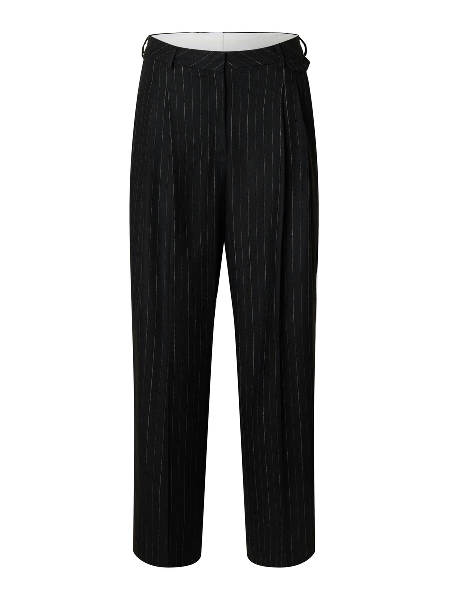 

Свободные брюки со складками спереди SELECTED SLFMALIA MANTECO, черный