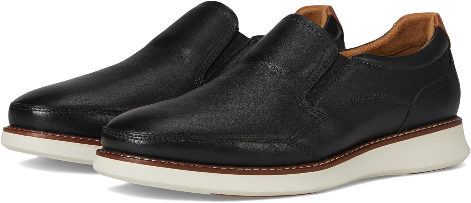 

Florsheim представляет мужские слипоны с мокасиновым носком, белый/черный