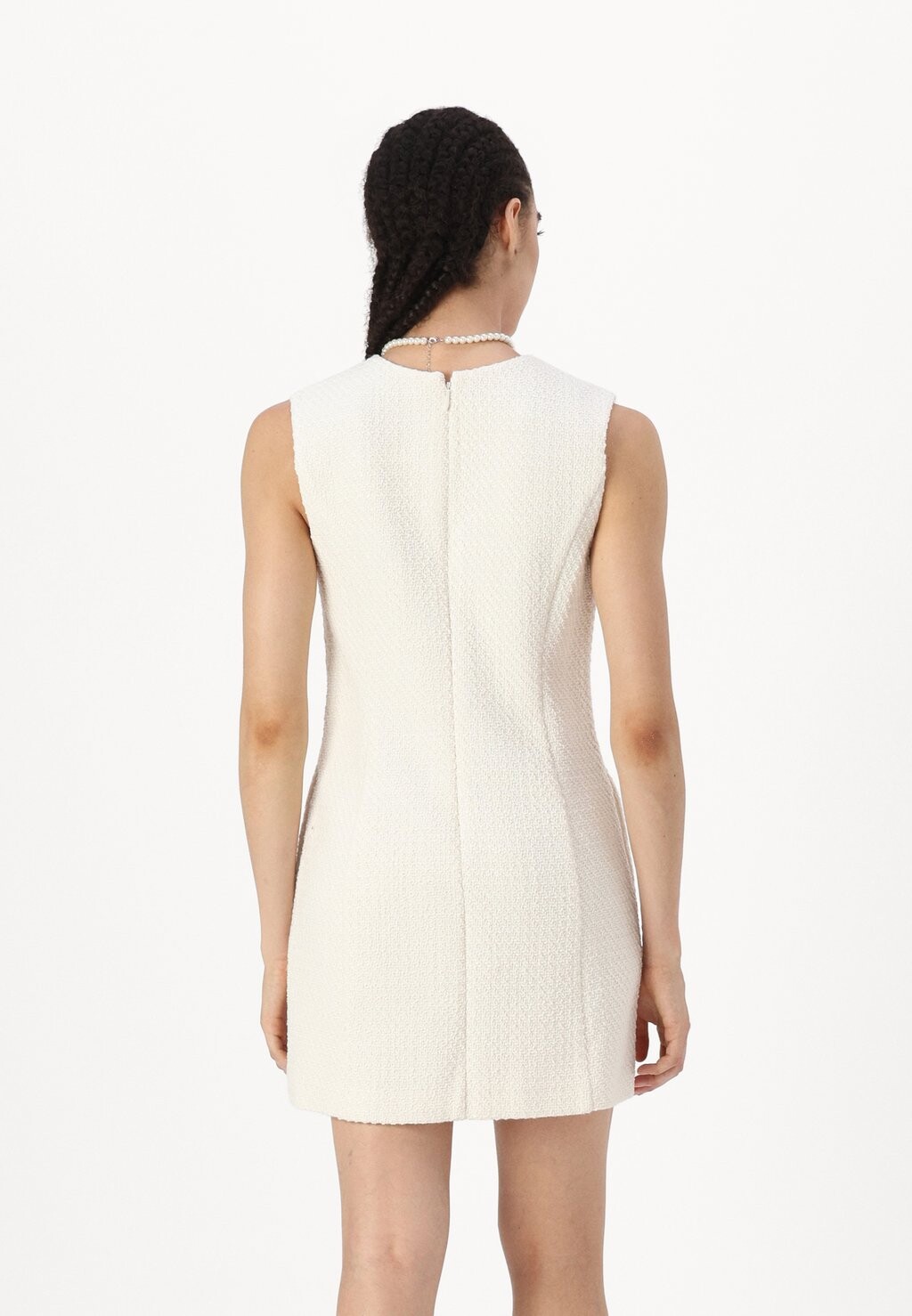 

Дневное платье CLEAN MINI DRESS Abercrombie & Fitch, кремовый