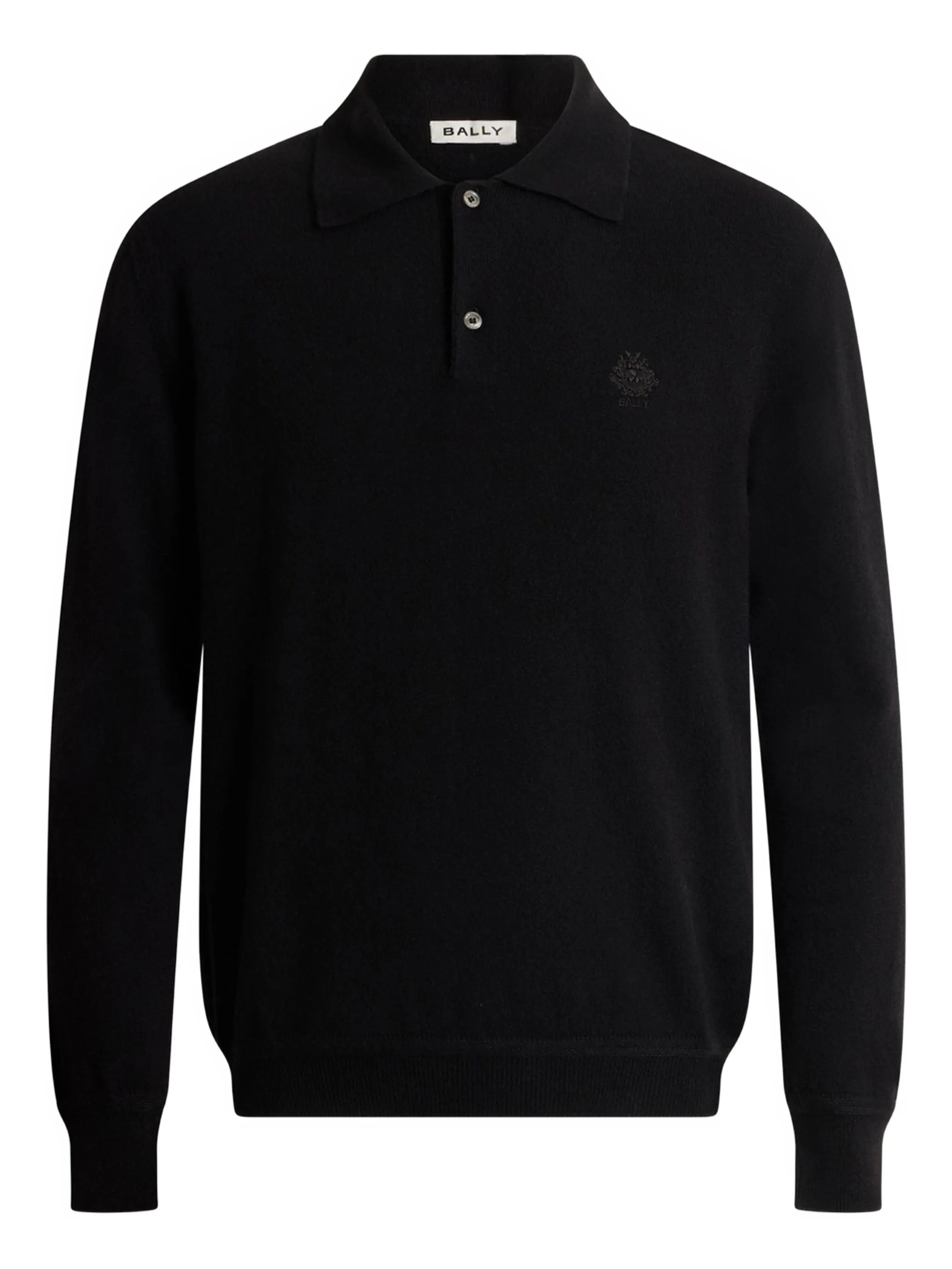 

Рубашка поло с длинными рукавами Bally, черный