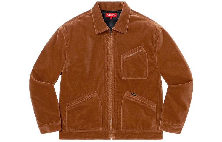 Осень/Зима 2020 Куртка Унисекс Supreme, черный/белый — фото 4