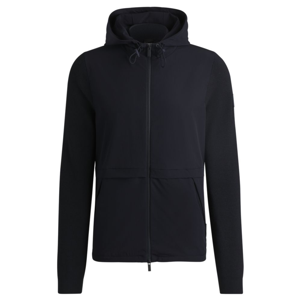 

Куртка Softshell с вязаными деталями BOSS, темно-синий