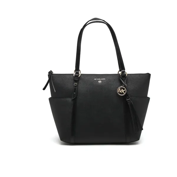 

Кожаная сумка-шоппер Sullivan Michael Kors, черный