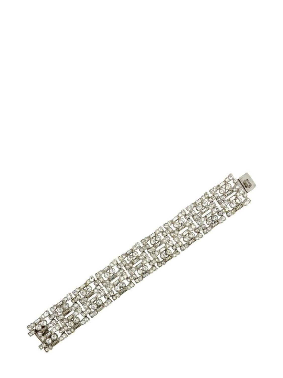 

Винтажный коктейльный браслет в стиле ар-деко 1930-х годов Jennifer Gibson Jewellery, серебряный
