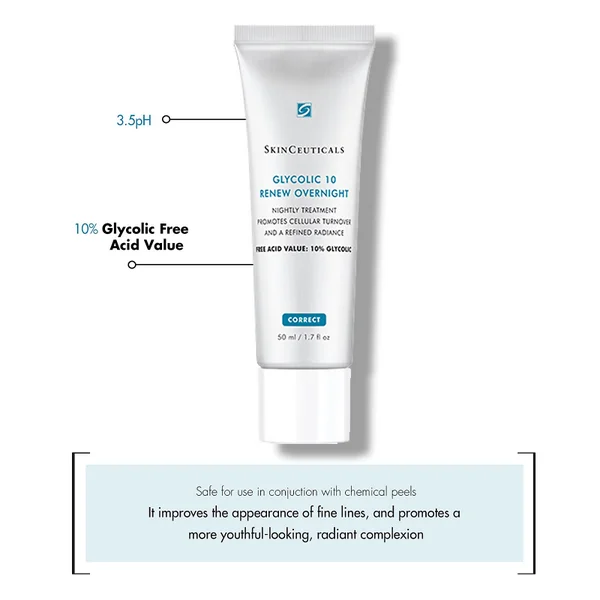 Крем для лица SPF SKINCEUTICALS Glycolic 10 renew корректирующий ночной — фото 3