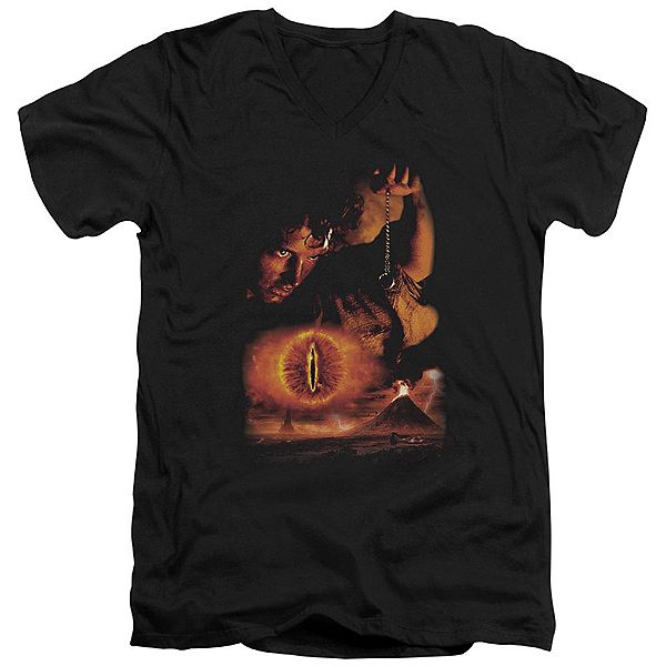 

Футболка с V-образным вырезом Lord of the rings destroy the ring Licensed Character