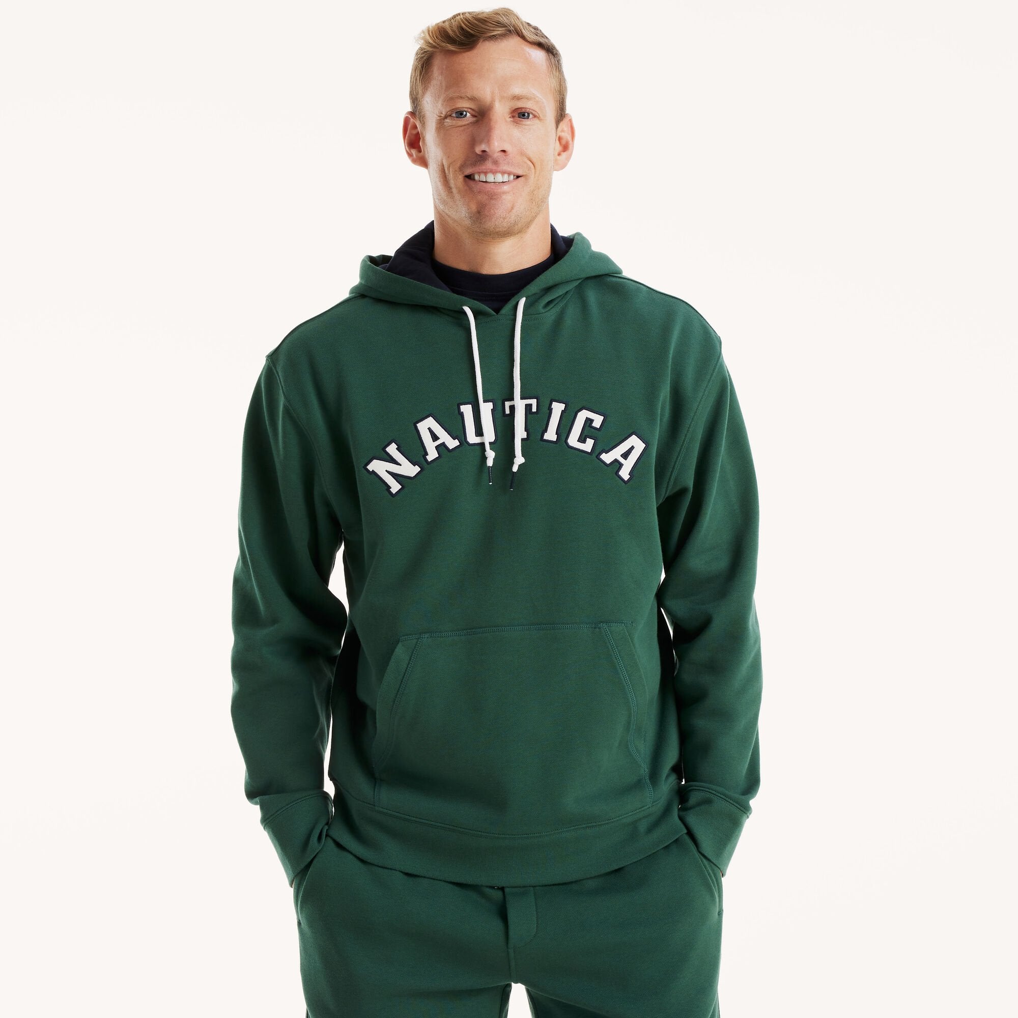 

Толстовка мужская Nautica, цвет rainforest green