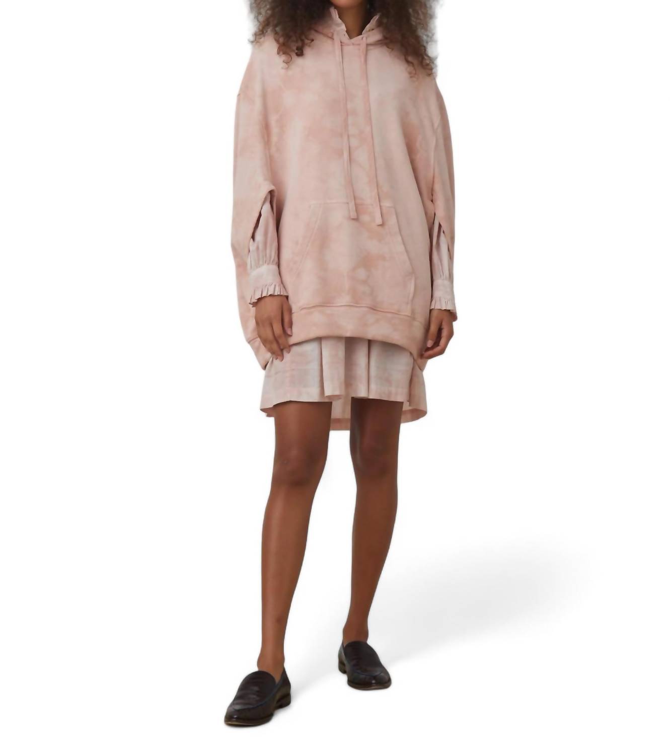 

Пончо Tie Dye в цвете Blush Cloud Raquel Allegra