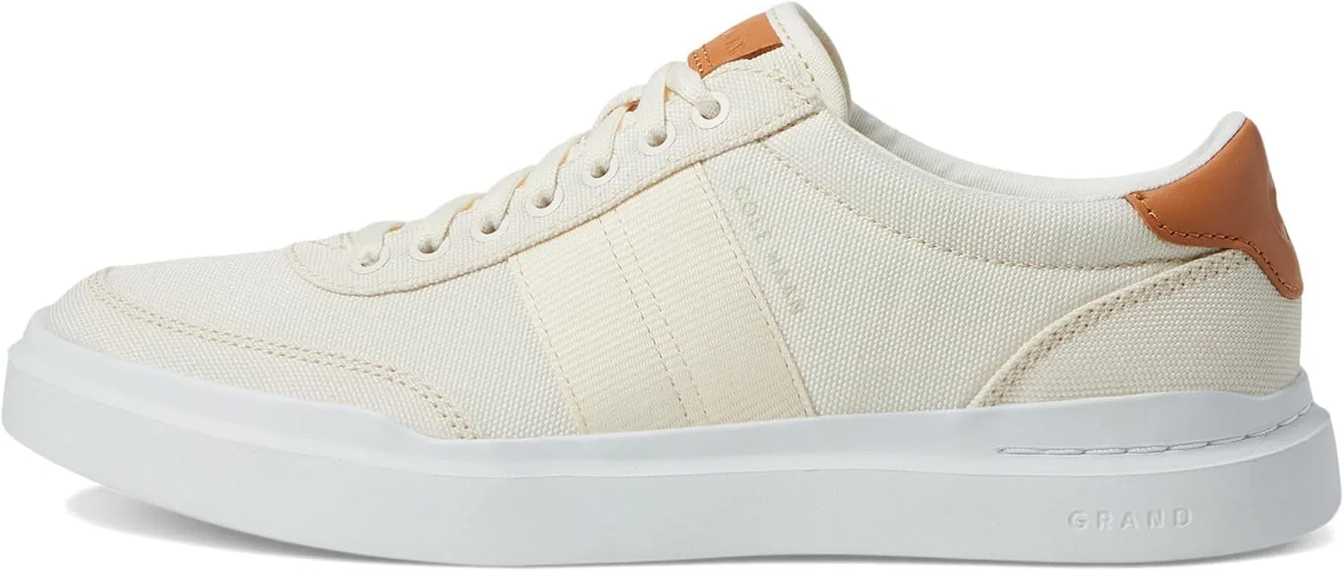 Мужские кроссовки Cole Haan Grandpro Rally 2.0 Canvas Court, Ivory Nat Tan White — фото 4